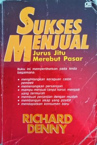 Image of SUKSES MENJUAL: JURUS JITU MEREBUT PASAR