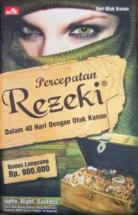 Image of PERCEPATAN REZEKI DALAM 40 HARI DENGAN OTAK KANAN
