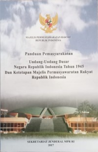 Image of PANDUAN PEMASYARAKATAN UUD 1945