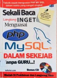 Image of TEKNIK CEPAT MENGUASAI PHP MY SQL DALAM WAKTU YANG SANGAT SINGKAT
