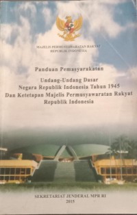 Image of PANDUAN UNDANG UNDANG DASAR NEGARA REPUBLIK INDONESIA TAHUN 1945