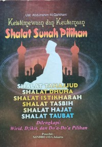 Image of KEISTIMEWAAN DAN KEUTAMAAN SHALAT SUNAH PILIHAN