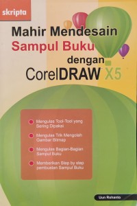 Image of MAHIR MENDESAIN SAMPUL BUKU DENGAN COREL DRAW X5