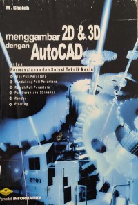 Image of MENGGAMBAR 2D & 3D DENGAN AUTOCAD