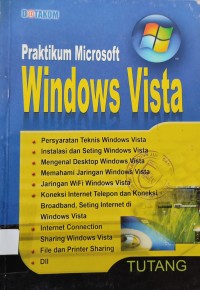 Image of PRAKTIKUM MICROSOFT WINDOWS VISTA