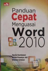 Image of PANDUAN CEPAT MENGUASAI WORD 2010