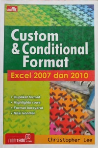 Image of CUSTOM DAN CONDITIONAL FORMAT