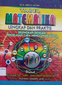 Image of TABEL MATEMATIKA LENGKAP DAN PRAKTIS