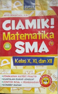 Image of CIAMIK MATEMATIKA SMA
