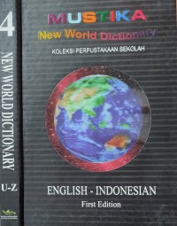 Image of MUSTIKA NEW WORLD DICTIONARY : ENGLISH INDONESIA U-Z
